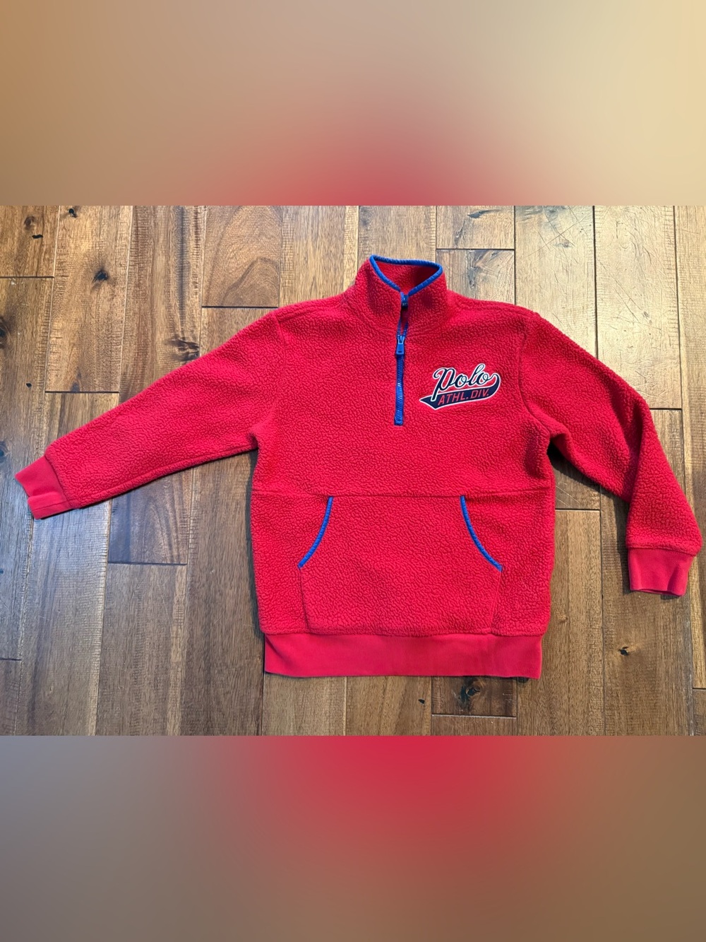 Polo Ralph Lauren 1/4 zip fleece kids 10/12